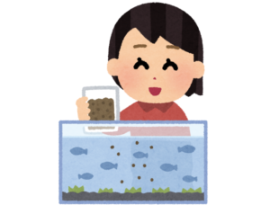 熱帯魚の餌は何あげよう？